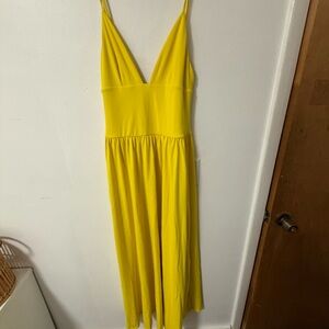 Susanna Monaco maxi dress in Lemon size S